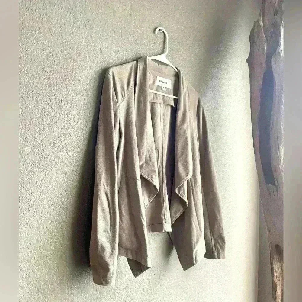 BB‎ Dakota Nicholson Faux Suede Jacket Size Med - Picture 4 of 7